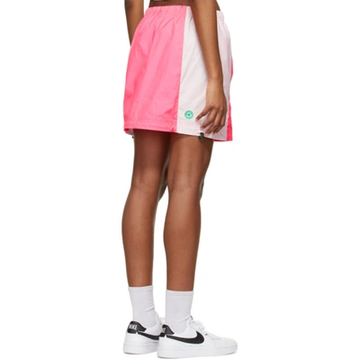 Shop Nike Pink Sportswear Icon Clash Woven Skirt In 639 Pink