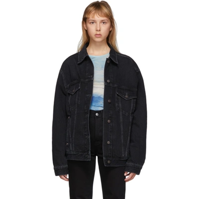 Shop Acne Studios Black Bla Konst Denim 200 Jacket