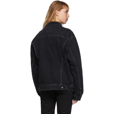 Shop Acne Studios Black Bla Konst Denim 200 Jacket