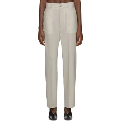 Shop Arch The Grey Straight Trousers