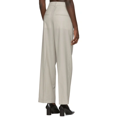 Shop Arch The Grey Straight Trousers