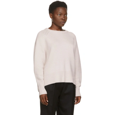Shop Arch4 Off-white Cashmere Bredin Crewneck Sweater In Dove