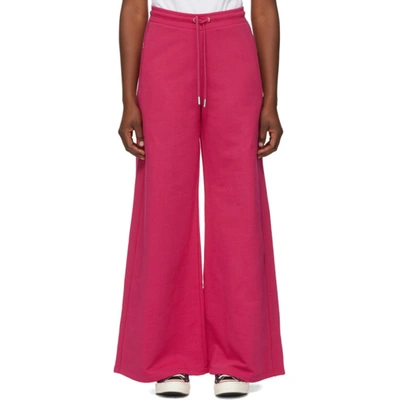 Shop Opening Ceremony Pink Flare Lounge Pants In Amethyst