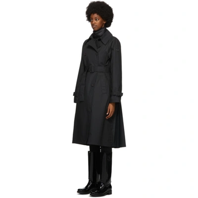 Shop Moncler Black 3-in-1 Ebihens Trench Coat In 999 Black