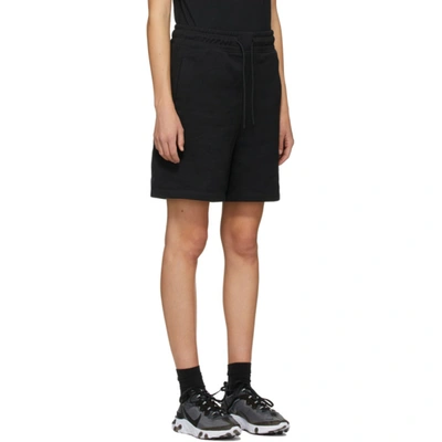 Shop Nike Black Sportswear Swoosh Shorts In 010 Black