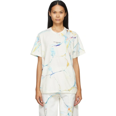 STELLA MCCARTNEY 白色 MARBLING T 恤