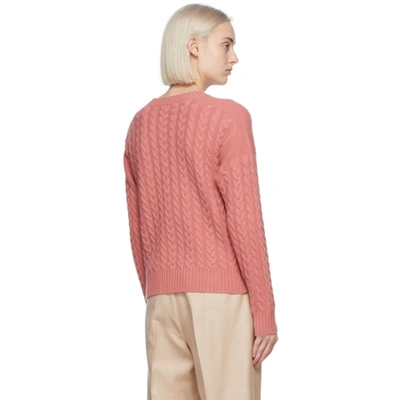 Shop Max Mara Pink Wool & Cashmere Breda Sweater In 009 Pink