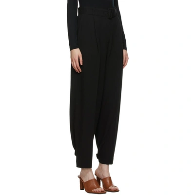 Shop Blossom Black Lux Belted Trousers