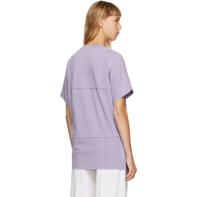 JACQUEMUS 紫色 LE T-SHIRT CARRO T 恤