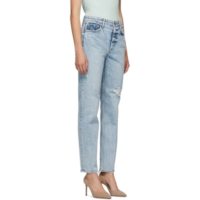 Shop Grlfrnd Blue Devon Jeans In G1387 My Id