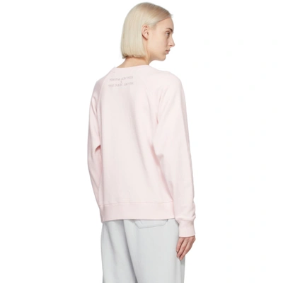 Shop Marc Jacobs Pink Magda Archer Edition 'we're In The Shit' Sweatshirt In 680 Ltpink