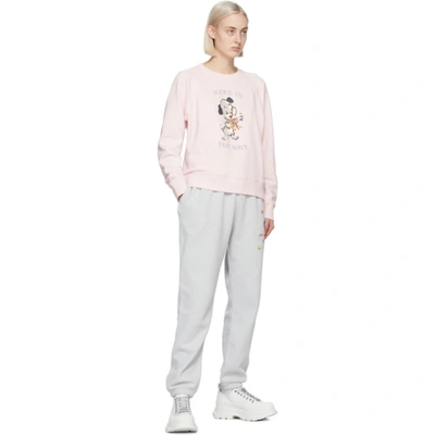 Shop Marc Jacobs Pink Magda Archer Edition 'we're In The Shit' Sweatshirt In 680 Ltpink