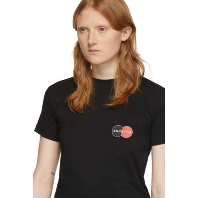 Shop Balenciaga Black Uniform Fitted T-shirt In 1000 Black