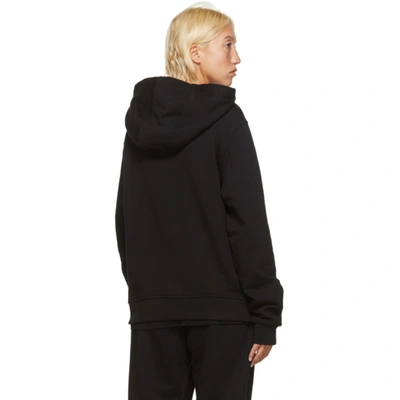 Shop Burberry Black Poulter Hoodie In A1189 Black