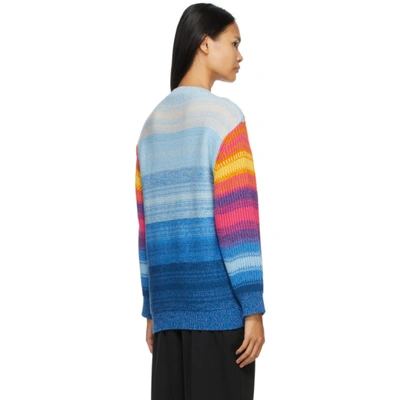 Shop Stella Mccartney Multicolor Intarsia Kind Sweater In 8490 Multi