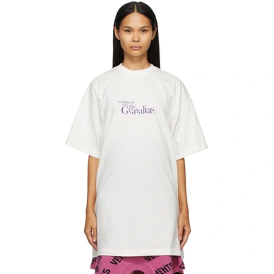 Shop Vetements White 'keeping Up With The Gvasalias' T-shirt
