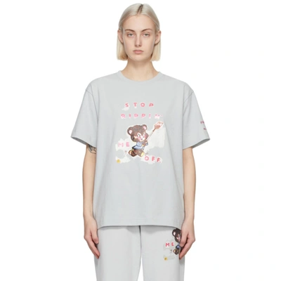 Shop Marc Jacobs Grey Magda Archer Edition 'stop Ripping Me Off' T-shirt In 035 Grey