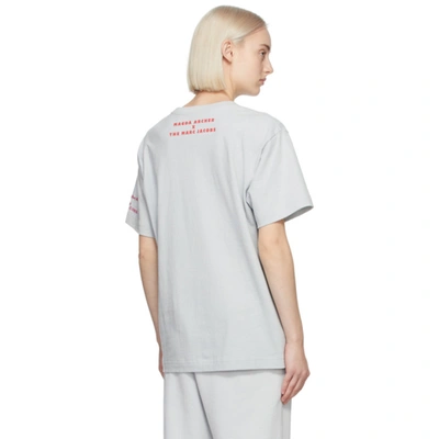 Shop Marc Jacobs Grey Magda Archer Edition 'stop Ripping Me Off' T-shirt In 035 Grey