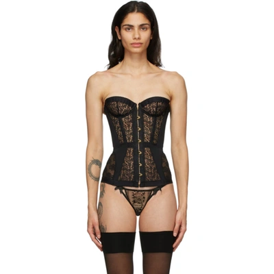 Shop Agent Provocateur Black Mercy Corset