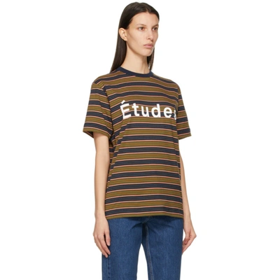ETUDES 多色 WONDER “ETUDES”条纹 T 恤