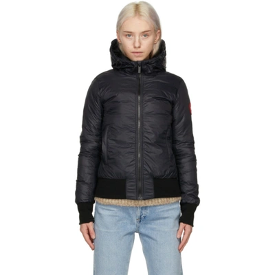 Shop Canada Goose Black Down Dore Jacket In 61 Black