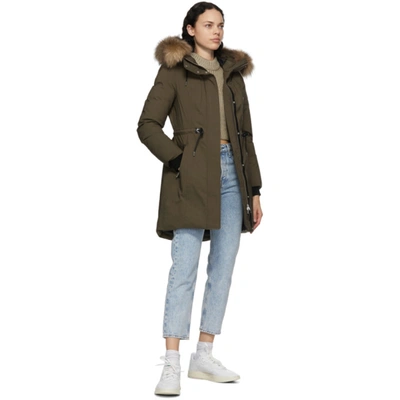 Shop Mackage Ssense Exclusive Khaki Down Anabel Coat In Army