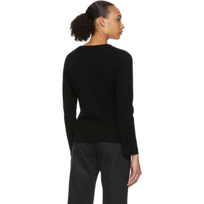 Shop Comme Des Garçons Play Black Heart Patch Sweater In 1 Black