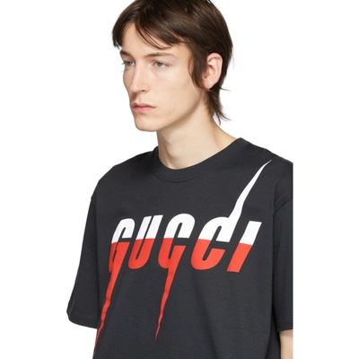 Shop Gucci Black Blade T-shirt