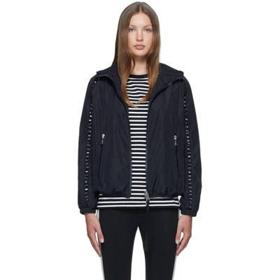 Shop Moncler Navy Ecarlate Jacket In 744 Navy