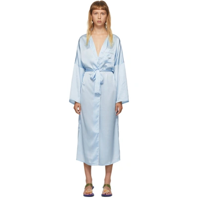 Shop Im Sorry By Petra Collins Ssense Exclusive Blue Graphic Morning Gown In Lt Blue