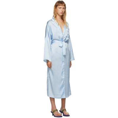 Shop Im Sorry By Petra Collins Ssense Exclusive Blue Graphic Morning Gown In Lt Blue