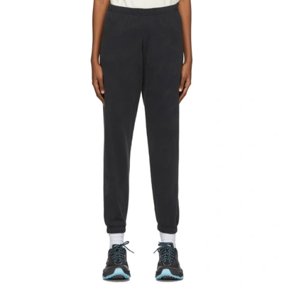 Shop Erl Black Daisy Lounge Pants In 3 Facedblk