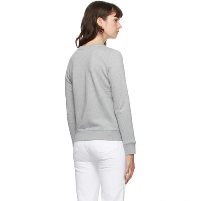 Shop Apc A.p.c. Grey Melissa Sweatshirt In Pla Grey