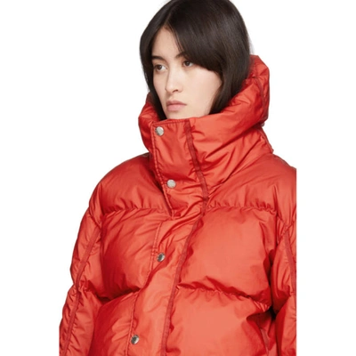 Shop Moncler Genius Ssense Exclusive 6 Moncler 1017 Alyx 9sm Red Down Eris Jacket In 455 Red