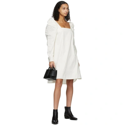 Shop Won Hundred White Elise Short Dress In Cannoli