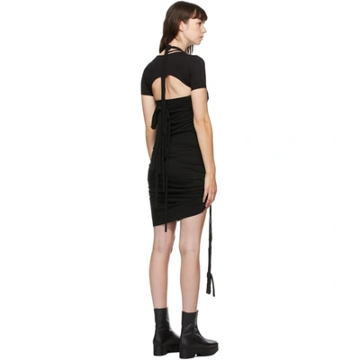 Shop Hyein Seo Black Macrame Sleeve Dress