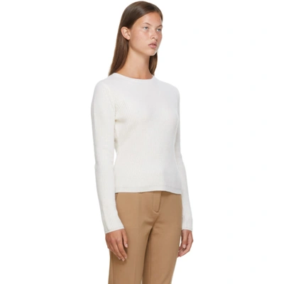 Shop Max Mara White Wool & Cashmere Pairak Sweater In 008 White