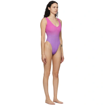 Shop Bound By Bond-eye Purple & Pink 'the Mara' One-piece Swimsuit In Blossom