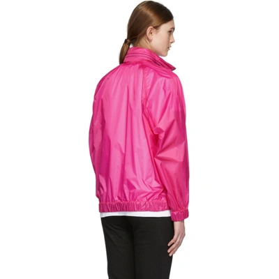 Shop Moncler Pink Groseille Jacket In 547 Magenta