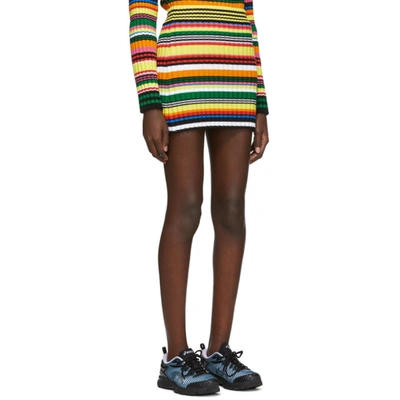 Shop Agr Ssense Exclusive Multicolor Striped Miniskirt