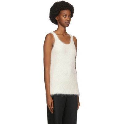 Shop Totême White Alpaca Vence Tank Top In 160 Ivory