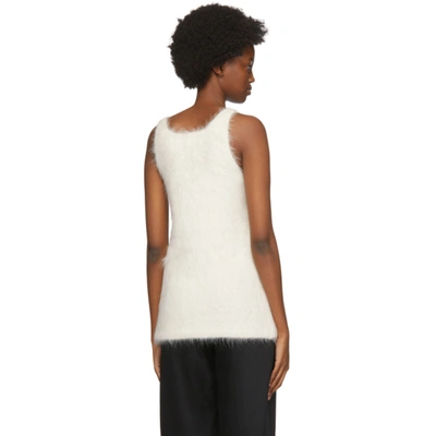 Shop Totême White Alpaca Vence Tank Top In 160 Ivory