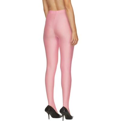 Shop Balenciaga Pink Dynasty Leggings In 5630 Pink