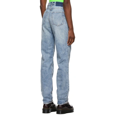 Shop Ksubi Blue Playback Jeans In Karma