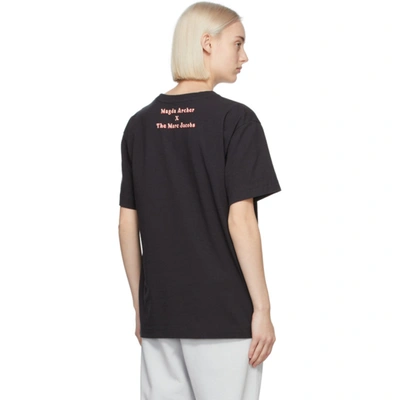 Shop Marc Jacobs Black Magda Archer Edition 'my Life Is Crap' T-shirt In 010 Wblack