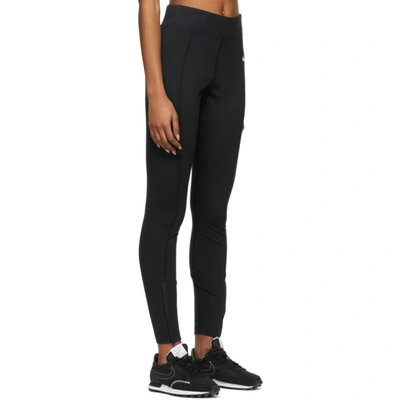 Shop Nike Black Sportswear Leg-a-see Leggings In 010 Black