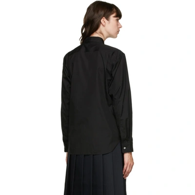 Shop Comme Des Garçons Homme Deux Comme Des Garcons Homme Plus Black Double Panel Shirt Dress In 1 Black