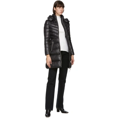 Shop Mackage Black Down Lightweight Lara Coat