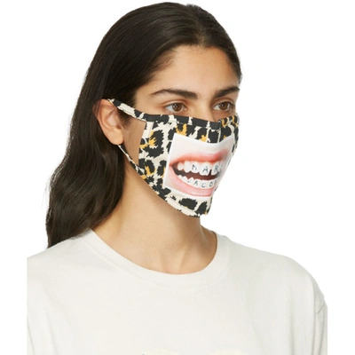 Shop Marc Jacobs Beige @hey_reilly Edition 'the Mask' Face Mask In 002 Camo