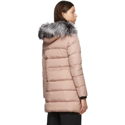 MONCLER 粉色 APHROTI 羽绒大衣